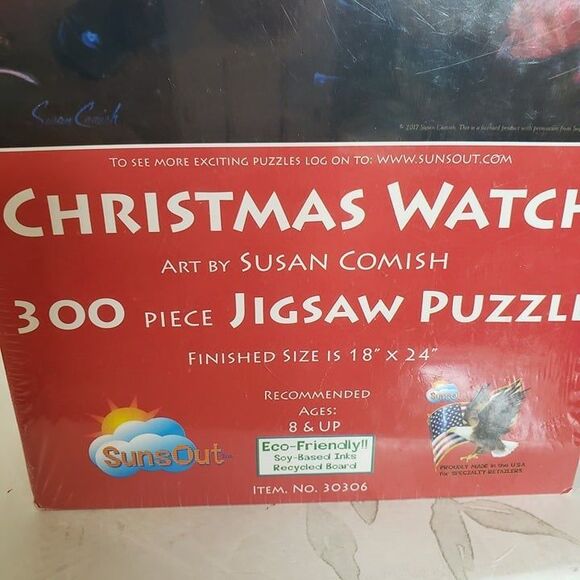 NEW Susan Comish Sealed Christmas Watch Santa Claus Puzzle 300 Piece RARE - Picture 2 of 5